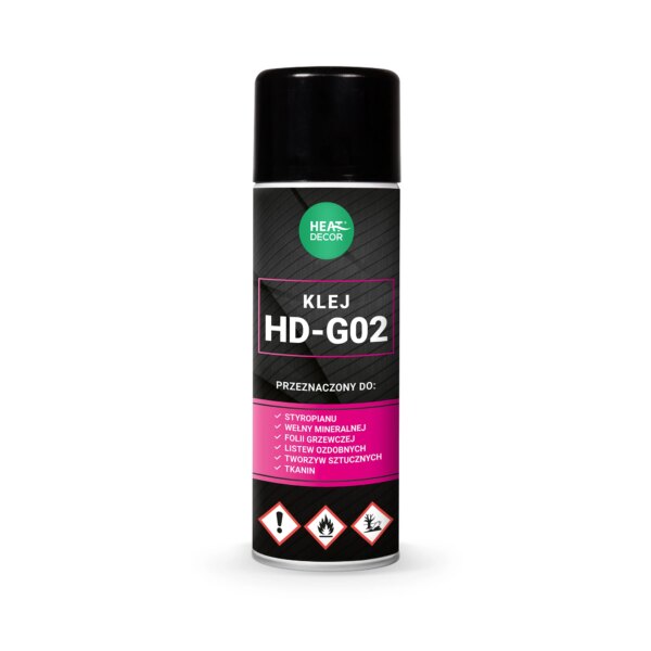 Klej kontaktowy Heat Decor HD-G02 – aerozol 500ml